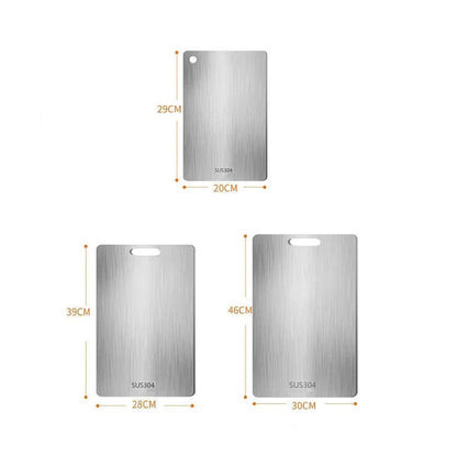 Titanium Cutting Board – Antibacterial Non-Staining Kitchen Tool