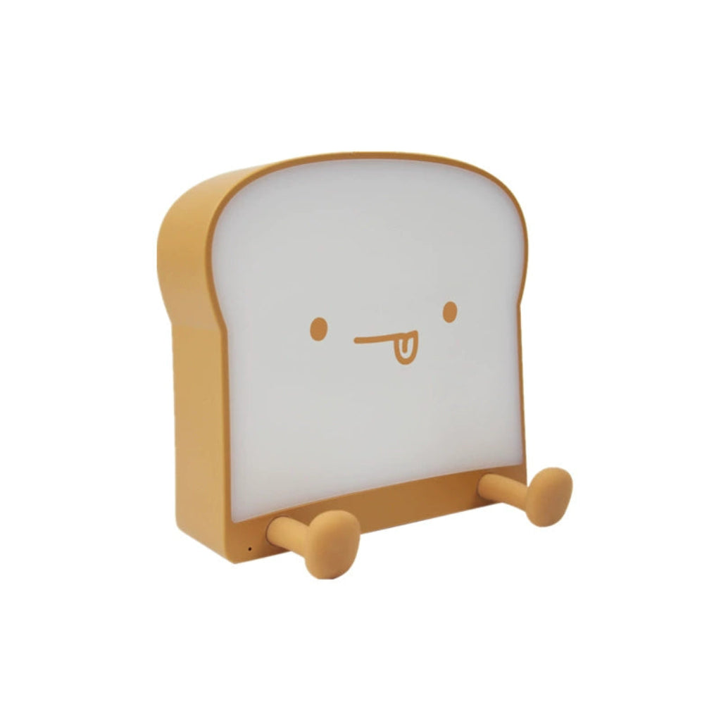 Toast Bread LED Night Light with USB Charging Adjustable Brightness and Timer 0