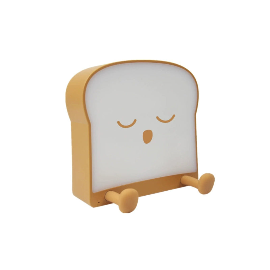 Toast Bread LED Night Light with USB Charging Adjustable Brightness and Timer 5