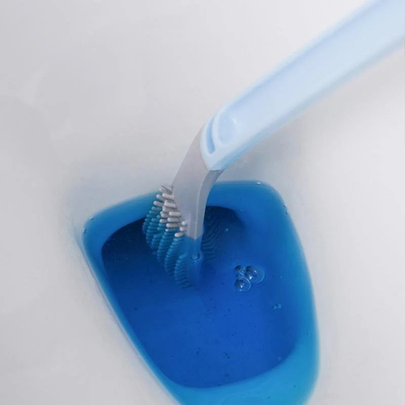 Toilet Brush | Curved Head for Deep Rim & Corner Cleaning