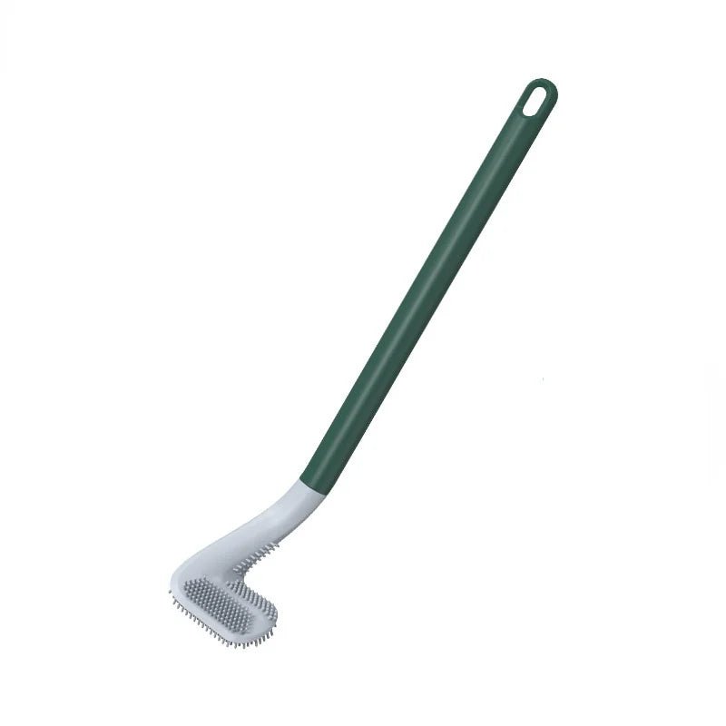 Toilet Brush | Curved Head for Deep Rim & Corner Cleaning