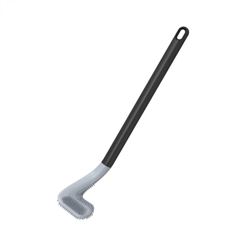 Toilet Brush | Curved Head for Deep Rim & Corner Cleaning
