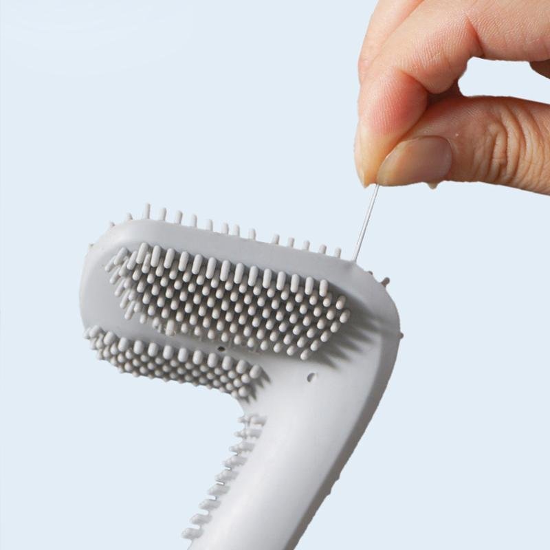 Toilet Brush | Curved Head for Deep Rim & Corner Cleaning