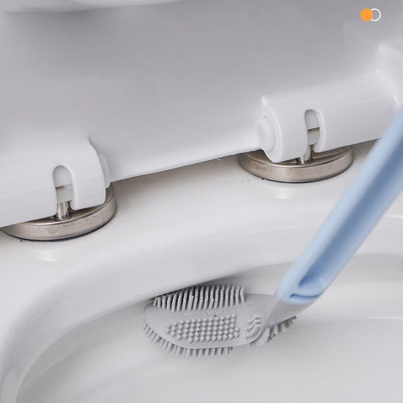 Toilet Brush | Curved Head for Deep Rim & Corner Cleaning