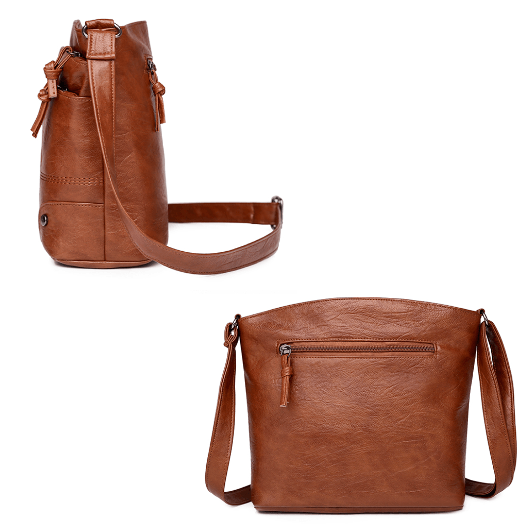 Toli | Shoulder Bag for Women - Vintage Leather with Spacious Design