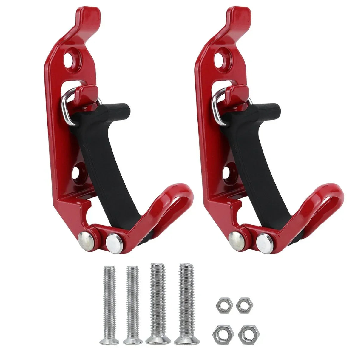 Tool Mounting Clamp Set Zinc Alloy | Fits Tools 0.67 to 1.57 Inch Diameter | Holds Up to 32 lbs Per Clamp, Rattle-Free