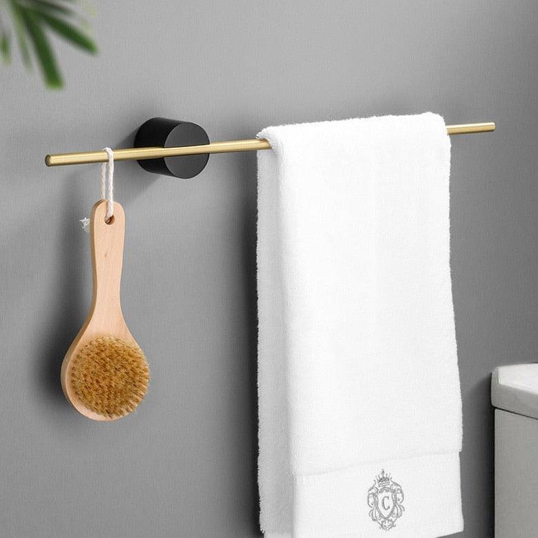 Towel Rack | Single Bar Design With One Central Mount