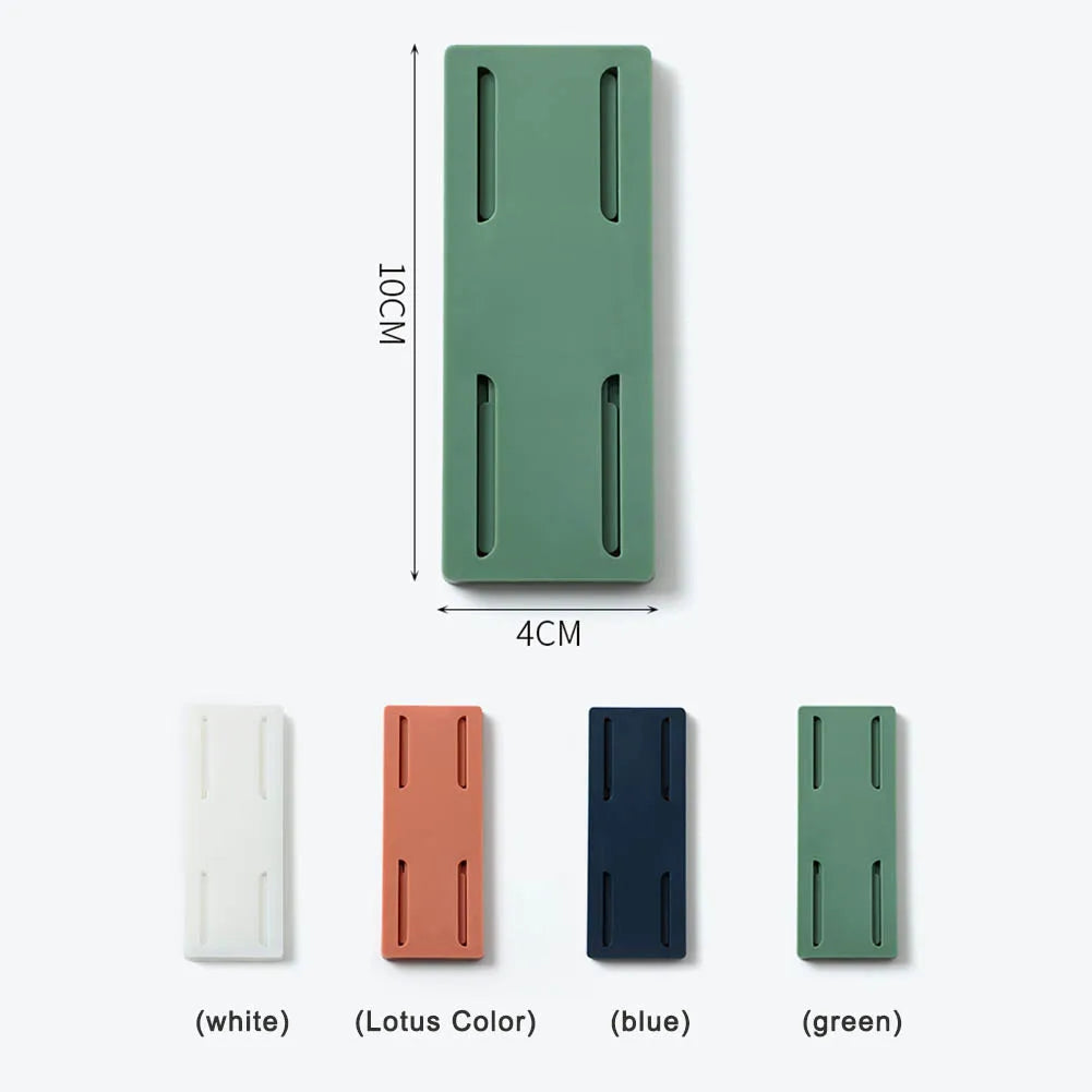 Traceless Socket Fixer | Adhesive Power Strip Holder Wall Mount Clip