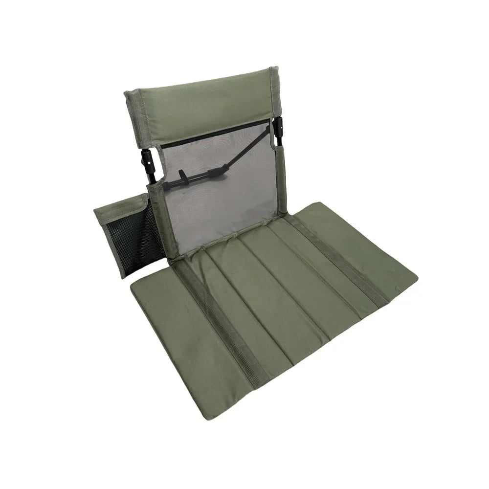 TrailRest | Portable Folding Floor Chair with Adjustable Backrest - Lightweight for Outdoor Use
