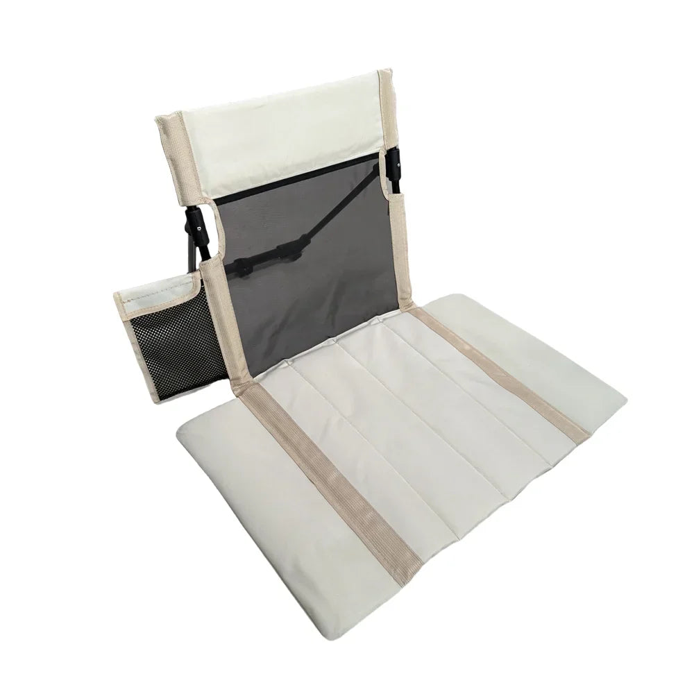 TrailRest | Portable Folding Floor Chair with Adjustable Backrest - Lightweight for Outdoor Use