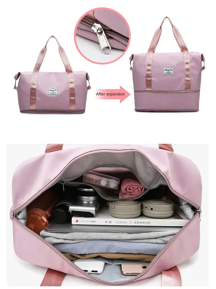 Travel Bag | Expandable Zip With A Separate Base Section