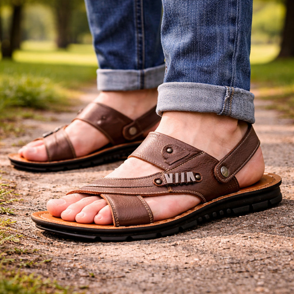 Travis | Men's Sandals with Adjustable Straps - Ergonomic Lightweight Design