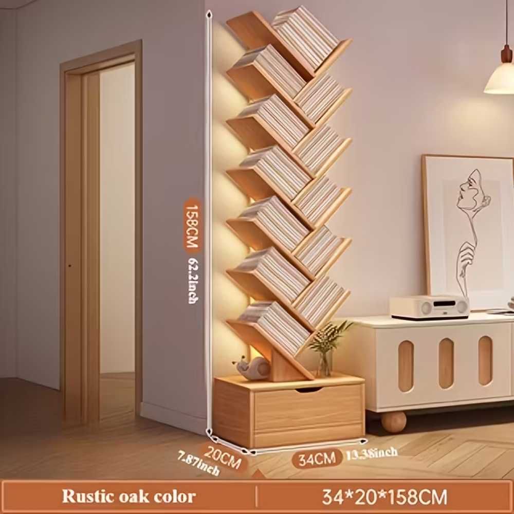 Treewood Corner Bookshelf 0