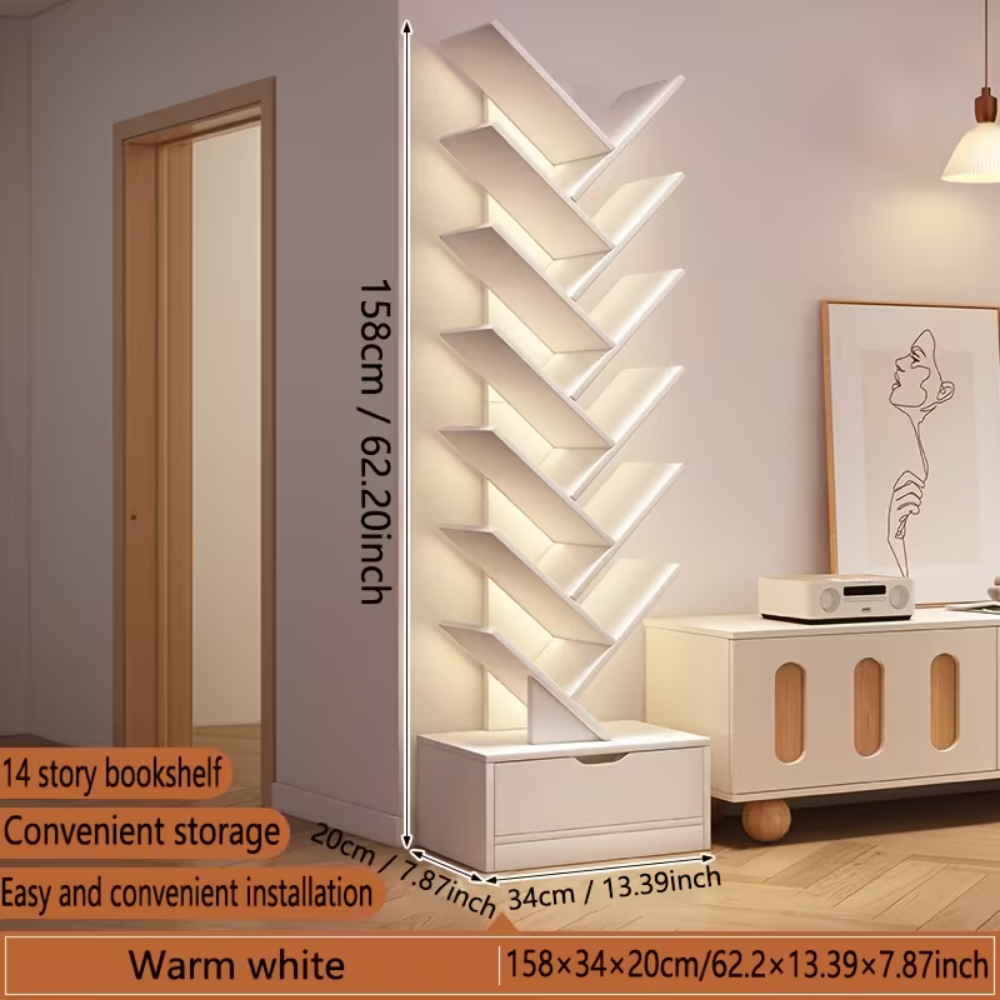 Treewood Corner Bookshelf 1