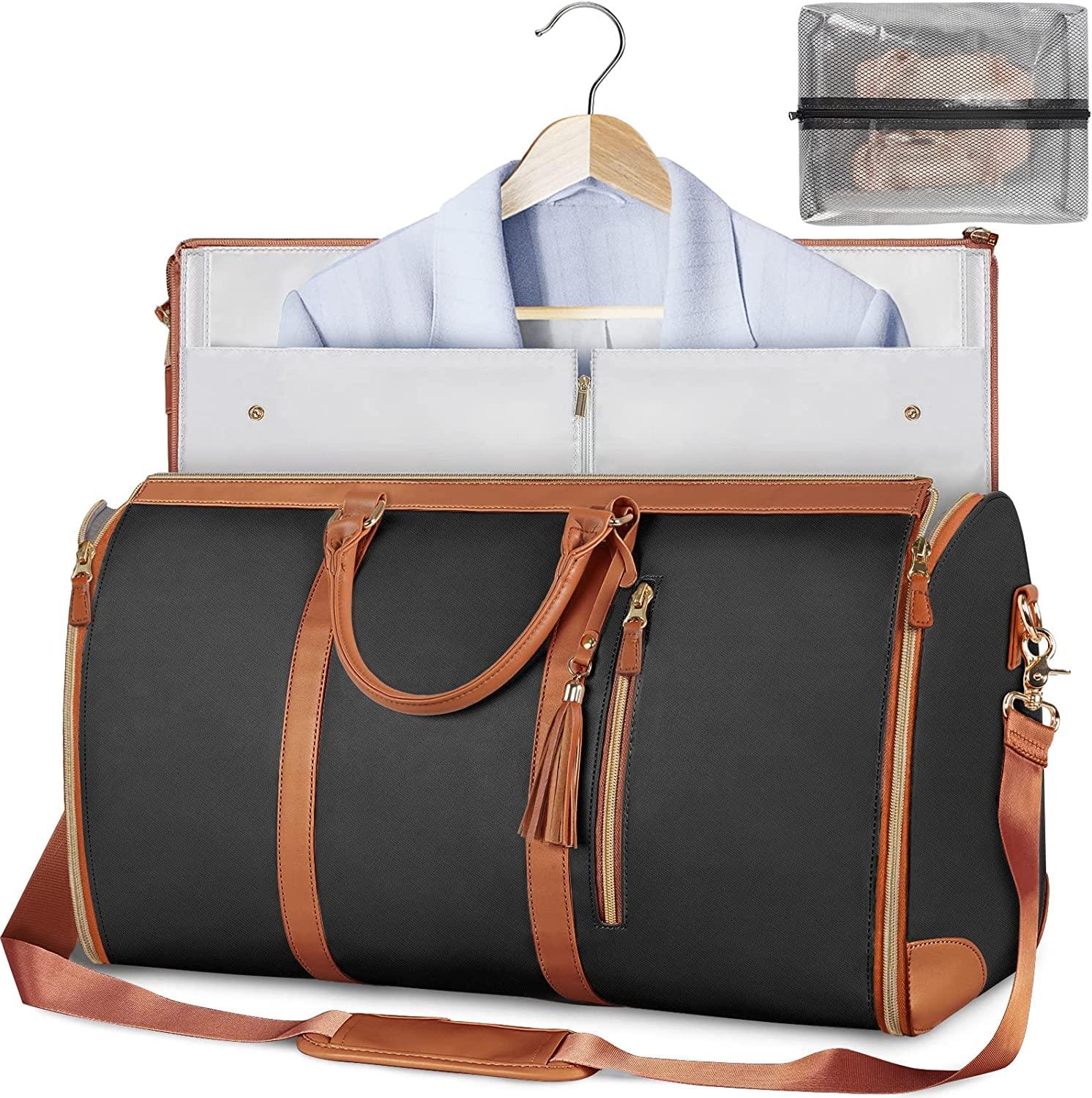Trevano | Foldable PU Leather Storage Bag with Zipper Closure – Spacious Design for Suits