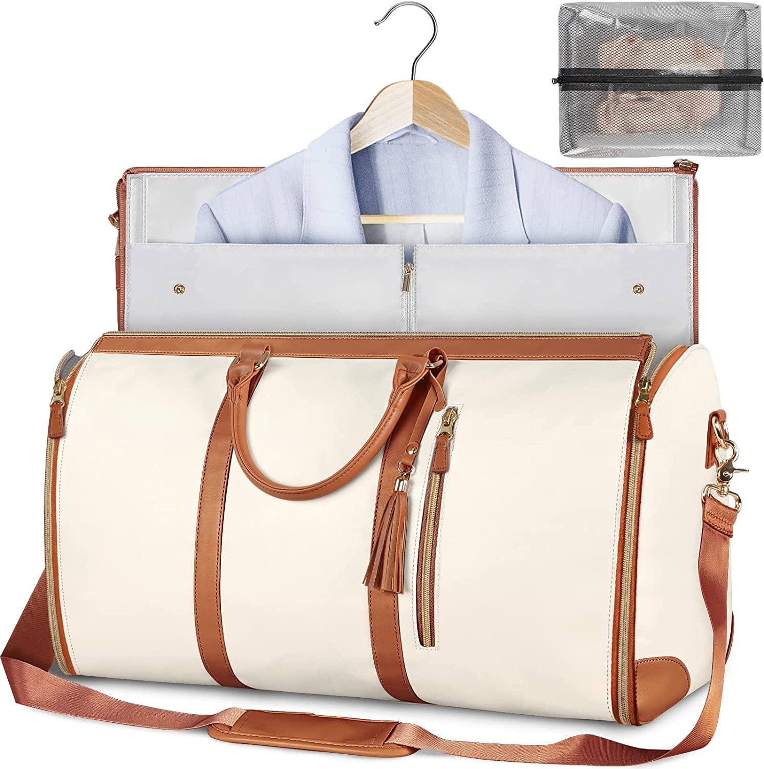 Trevano | Foldable PU Leather Storage Bag with Zipper Closure – Spacious Design for Suits