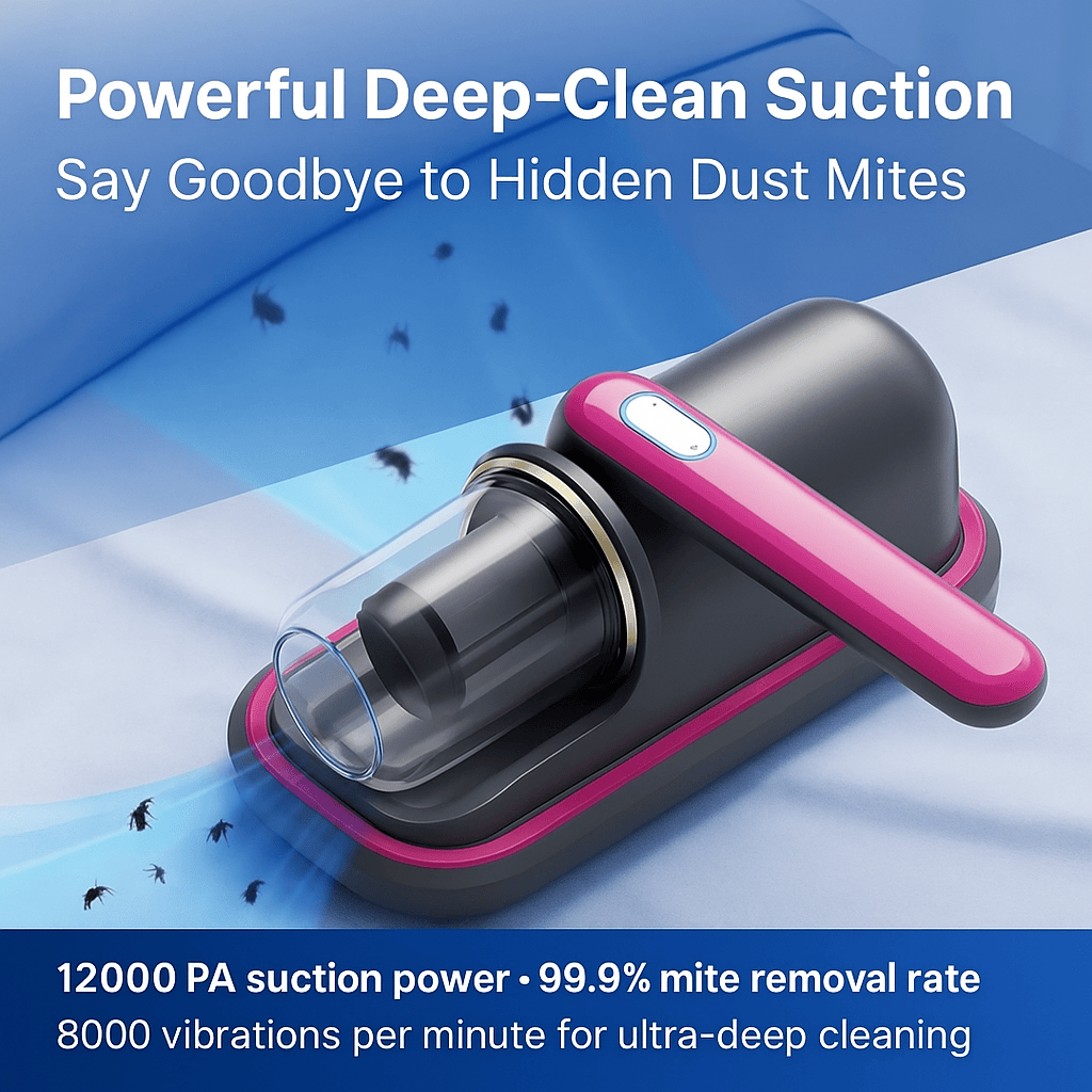 UV Hand Held Vacuum Cleaner | Mite Removal Vacuum for Mattresses & Sofas