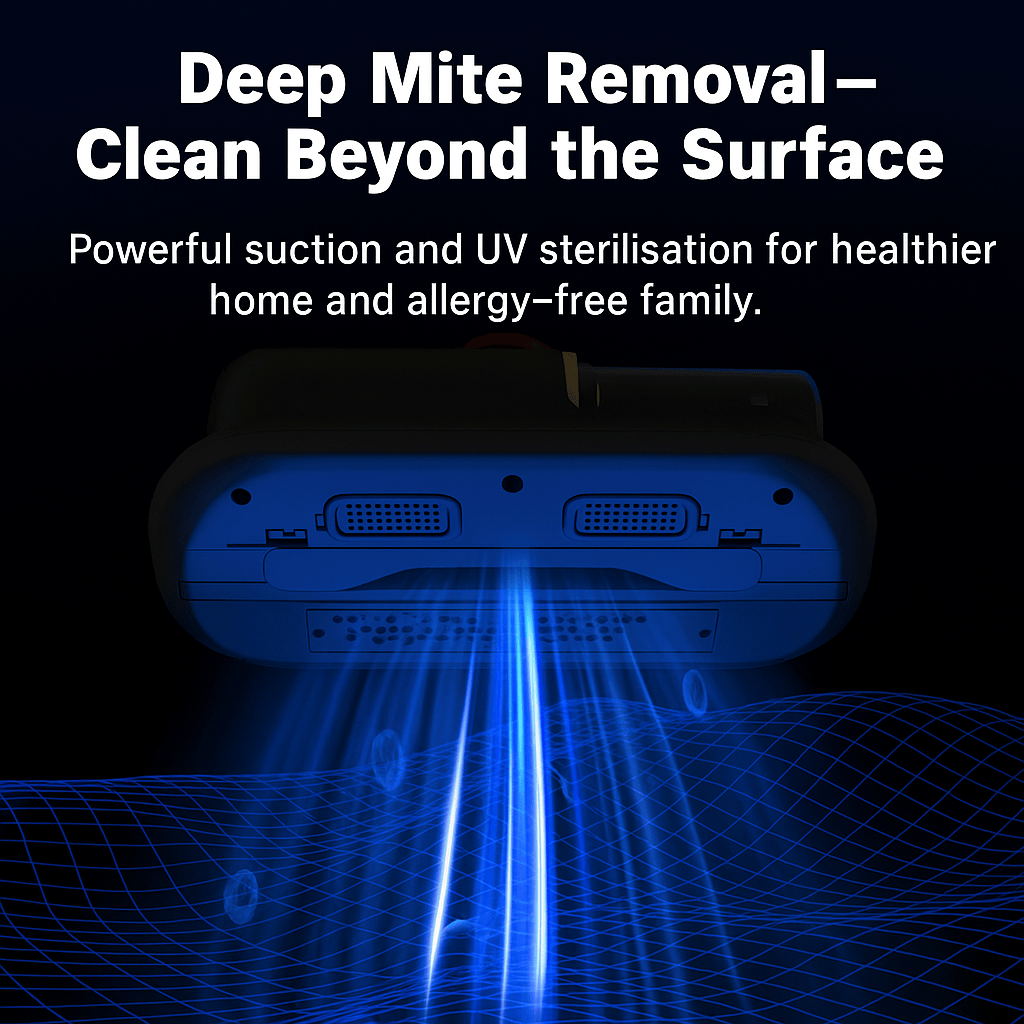 UV Hand Held Vacuum Cleaner | Mite Removal Vacuum for Mattresses & Sofas