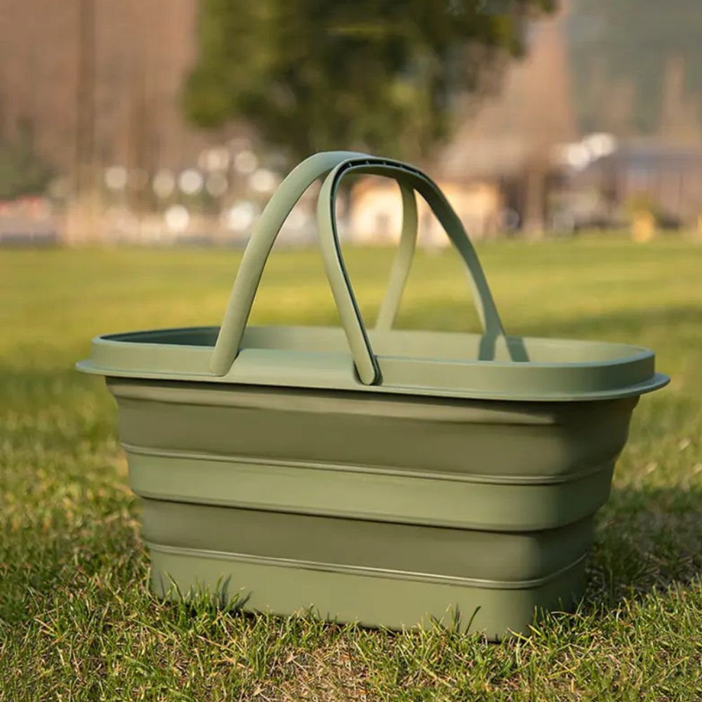 Ultra Flex | Storage Basket – Collapsible Plastic Design for Camping