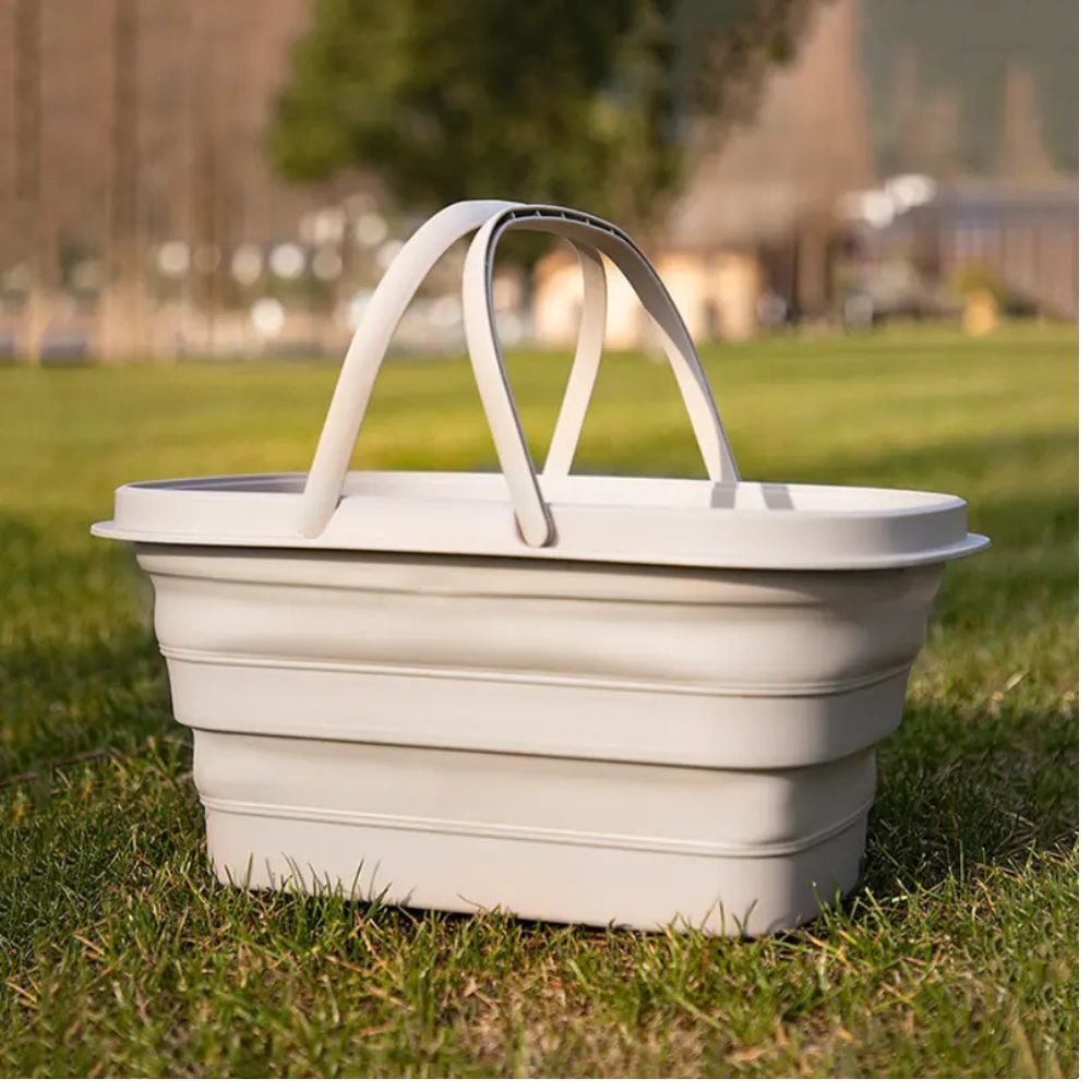 Ultra Flex | Storage Basket – Collapsible Plastic Design for Camping