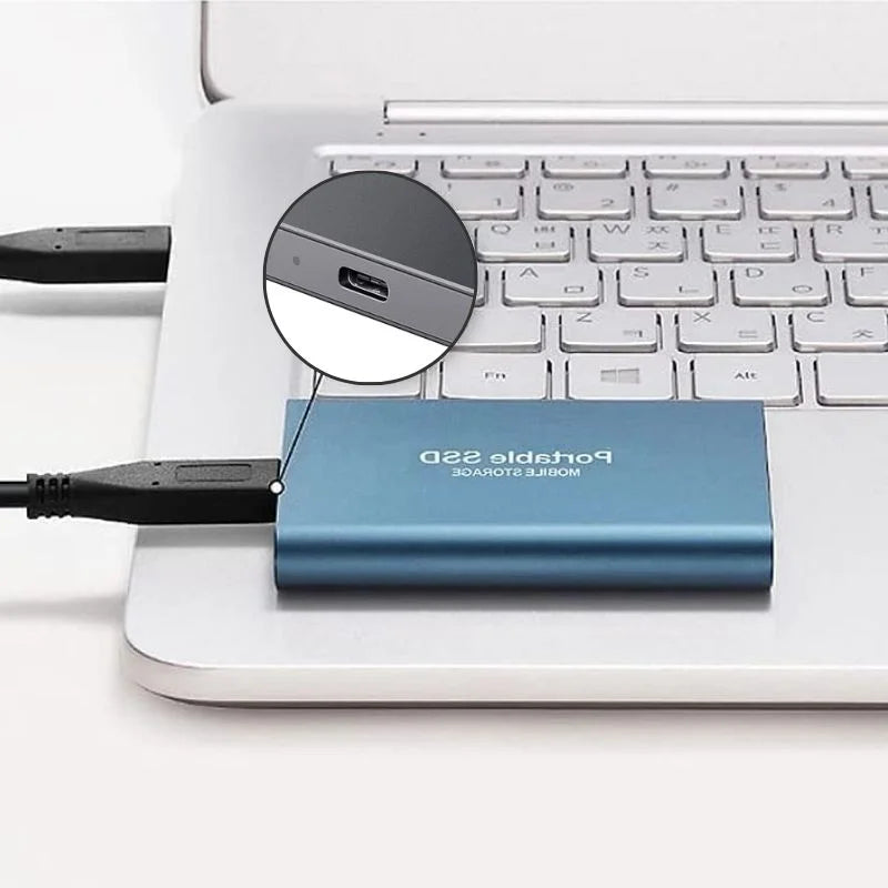 External SSD 128GB | USB 3.1 Ultra-Fast Data Transfer | Plug-and-Play, Compatible with Windows, macOS and Linux 1