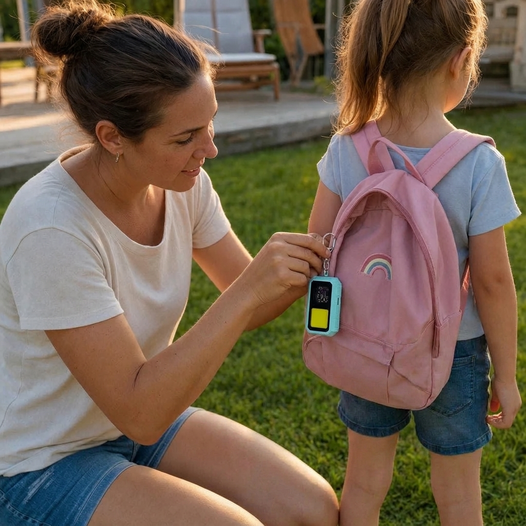 Ultrasonic Mosquito Repellent Clip | USB Rechargeable, LED Light