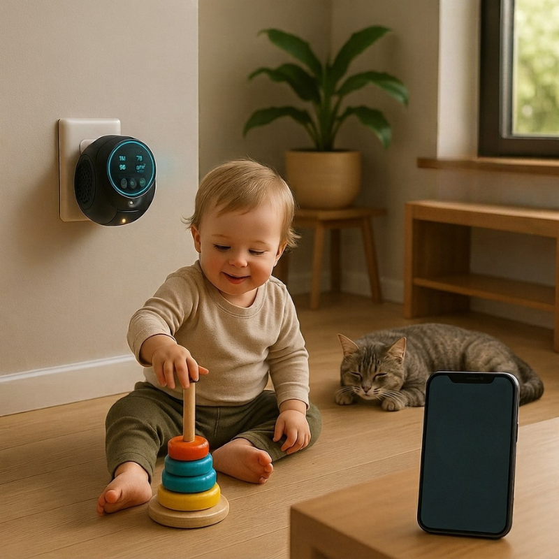 Ultrasonic Pest Repeller | 4-Speaker High-Frequency Plug-In Device