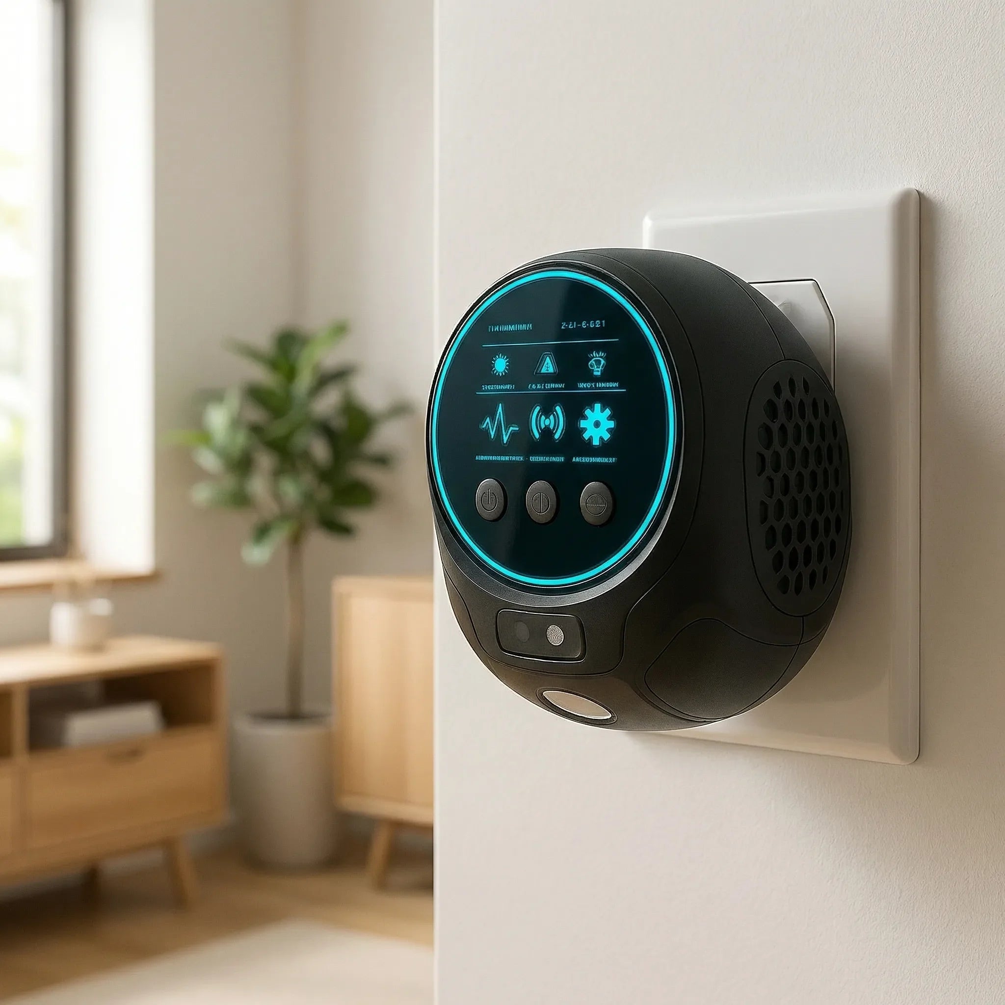 Ultrasonic Pest Repeller | 4-Speaker High-Frequency Plug-In Device