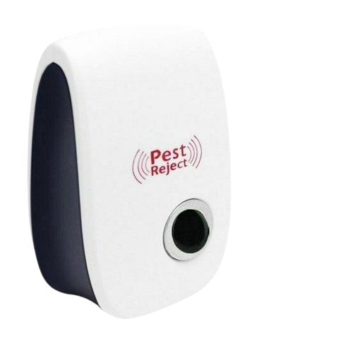 Ultrasonic Pest Repeller Plug | Socket Unit, Lit Button