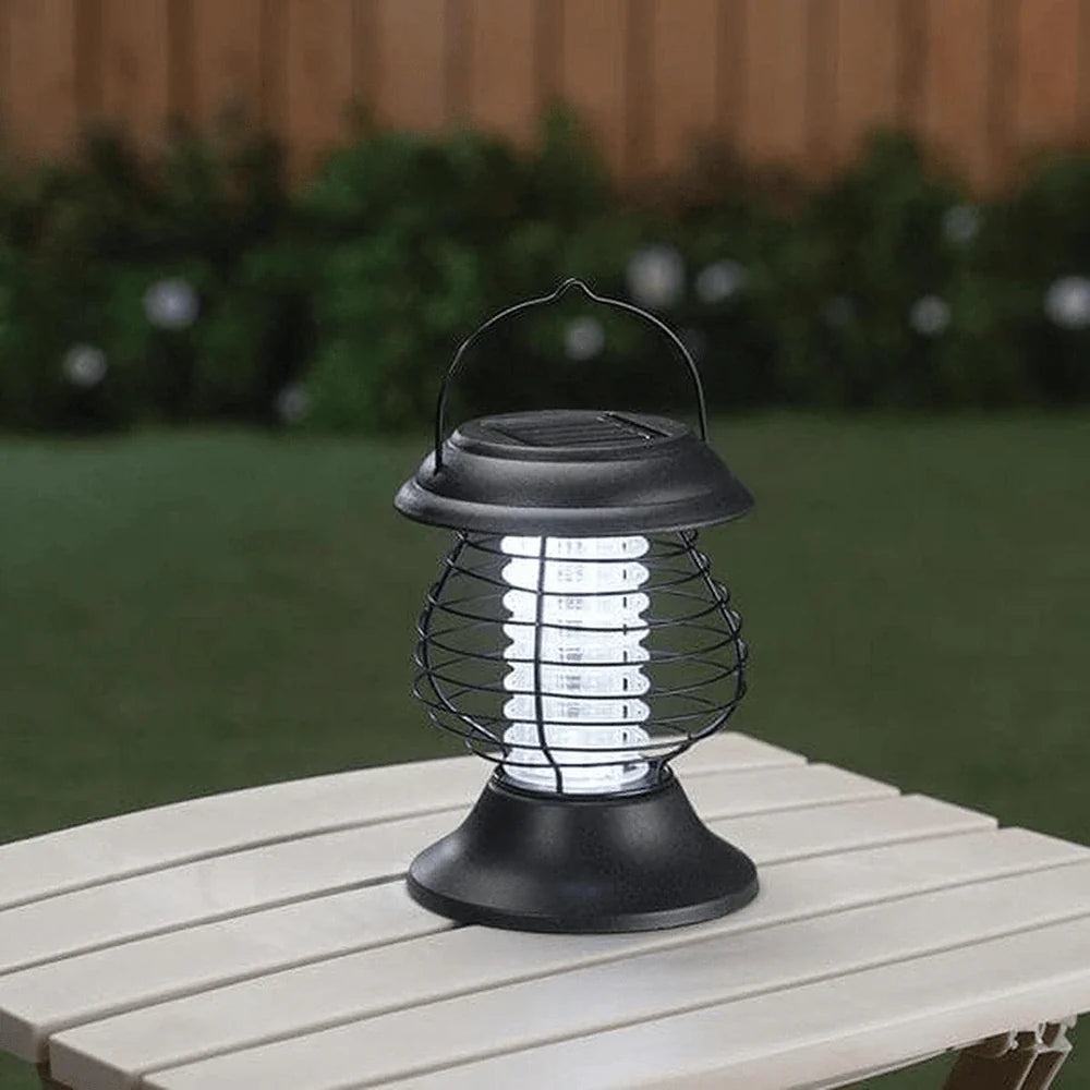 Solar Mosquito Zapper Lantern ABS Housing | 3-Position Setup, 10-Hour Runtime | IP65 Weatherproof, Dusk Sensor 3