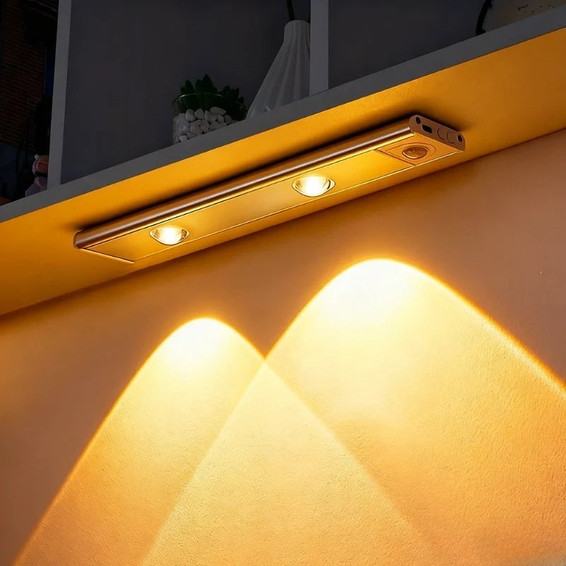 Arc Motion Sensor Light | Rechargeable, Magnetic Mount & Remote Control | Dimmable Warm, Cool & Natural White LED 7