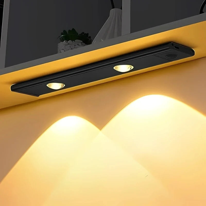 Arc Motion Sensor Light | Rechargeable, Magnetic Mount & Remote Control | Dimmable Warm, Cool & Natural White LED 8
