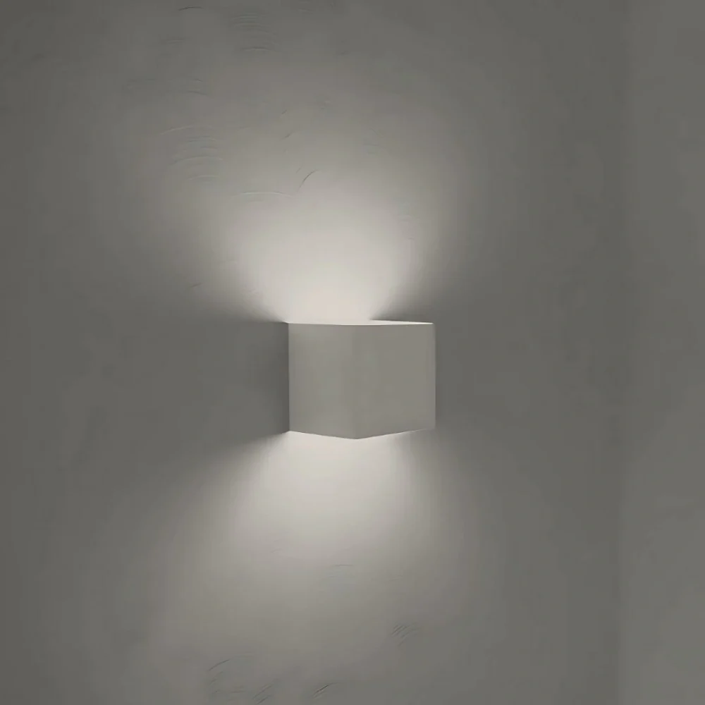 Adjustable Wall Light Aluminium 10 x 10 cm | Hardwired or USB Rechargeable, 4 Colours | 100° Tilt, Waterproof Outdoor Use 4