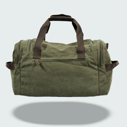 Vanguard | Leather Duffle Bag - Durable Waxed Canvas with 36.5L Capacity 8