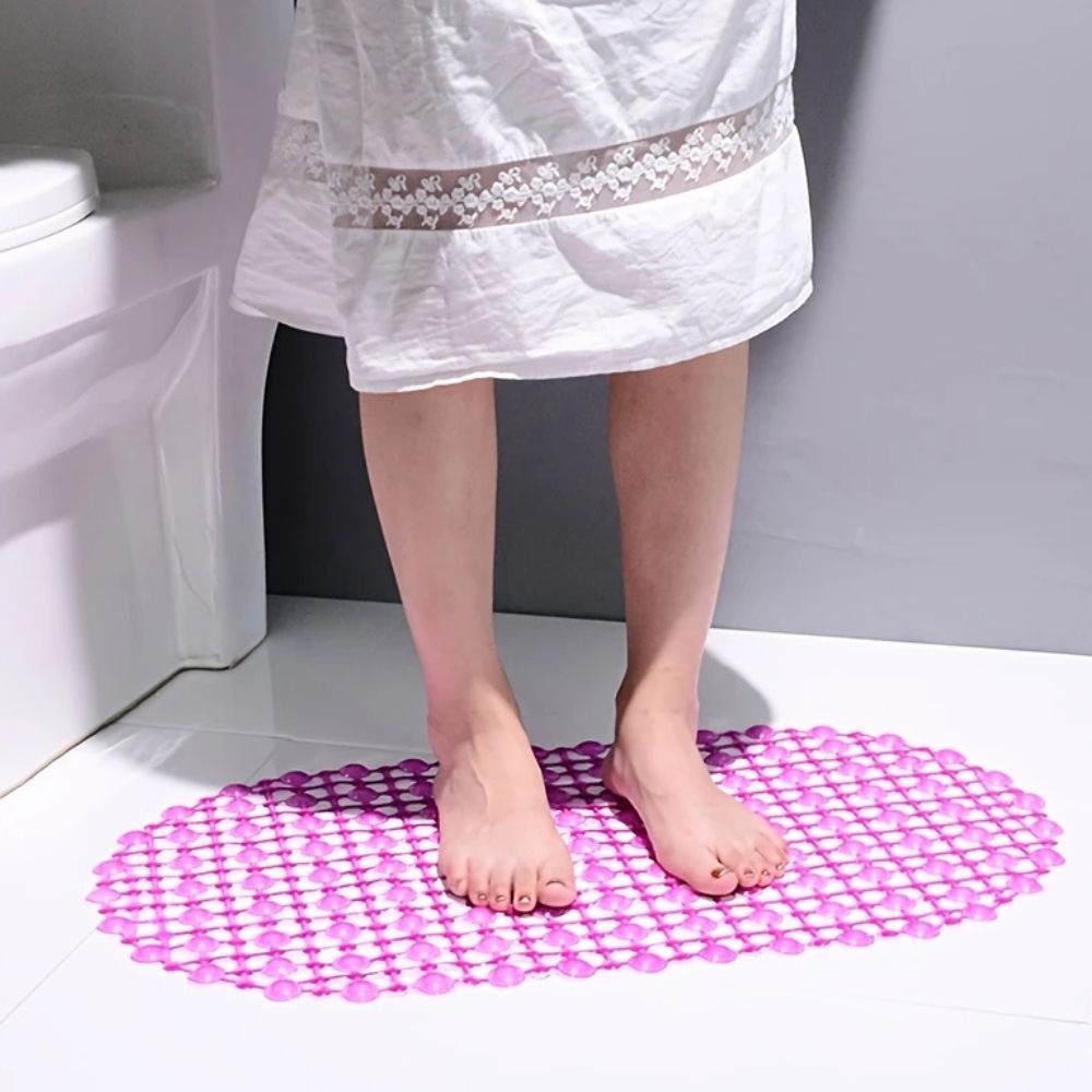 VelraMat | Non Slip Shower Mat – Fast Drain Open-Grid Design