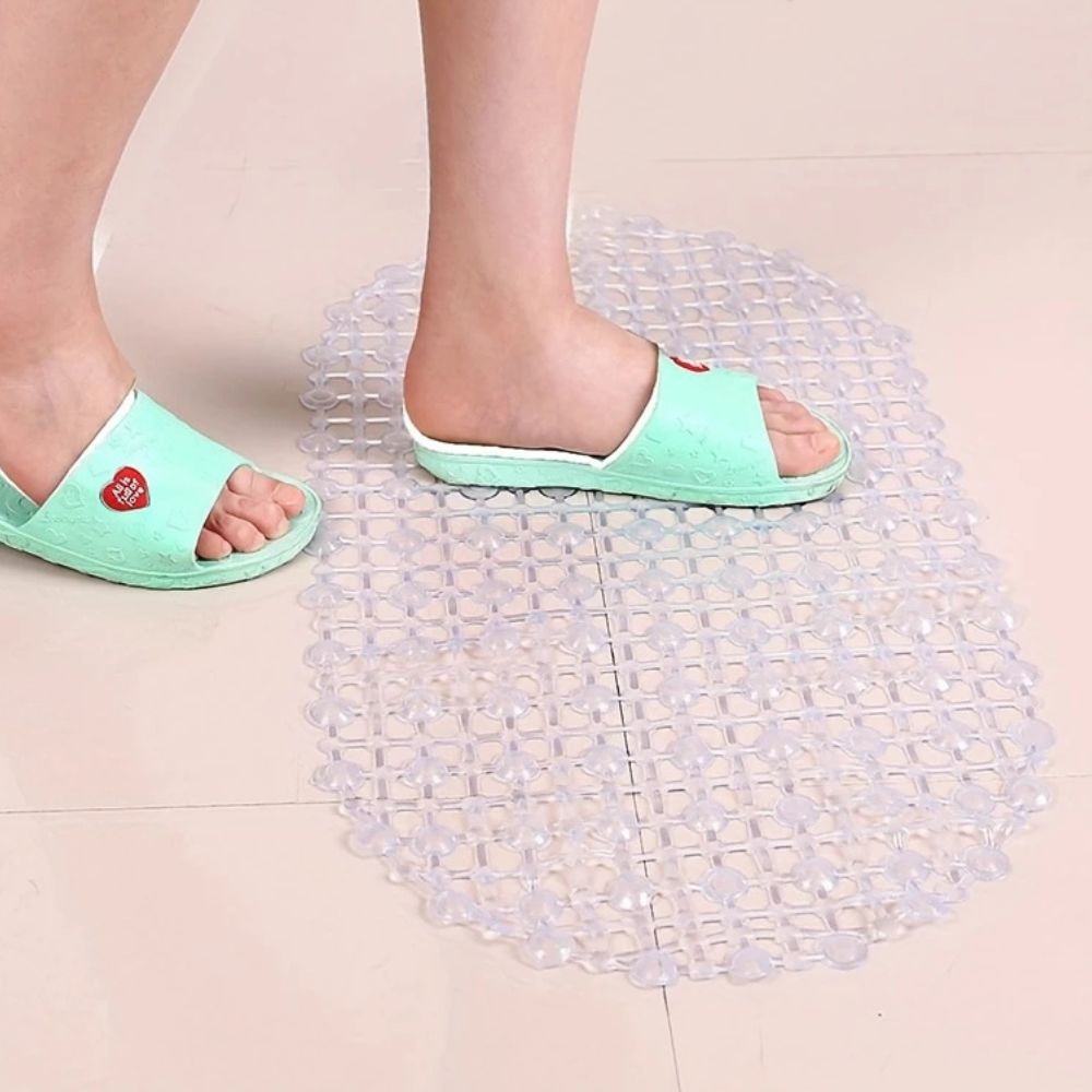 VelraMat | Non Slip Shower Mat – Fast Drain Open-Grid Design