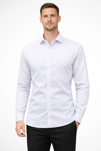 Victor | Men's Dress Shirt – Slim Fit Long Sleeve Casual Style 6