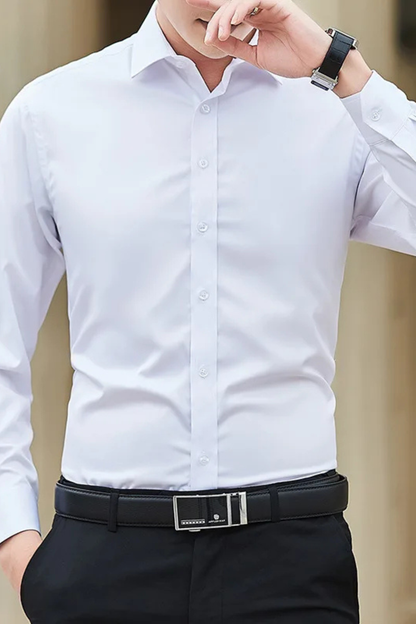 Victor | Men's Dress Shirt – Slim Fit Long Sleeve Casual Style 7