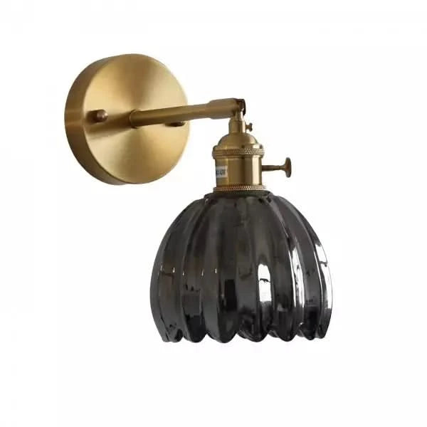 Vintage Tulip | Wall Sconce Lighting - Floral Glass Shade Design