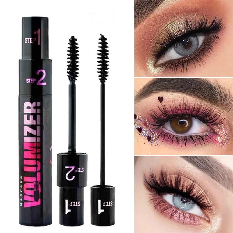 Volumising Mascara | Smudge-Proof 24-Hour Hold | 4x Fuller Lashes with Precision Brush for Full Coverage All Day