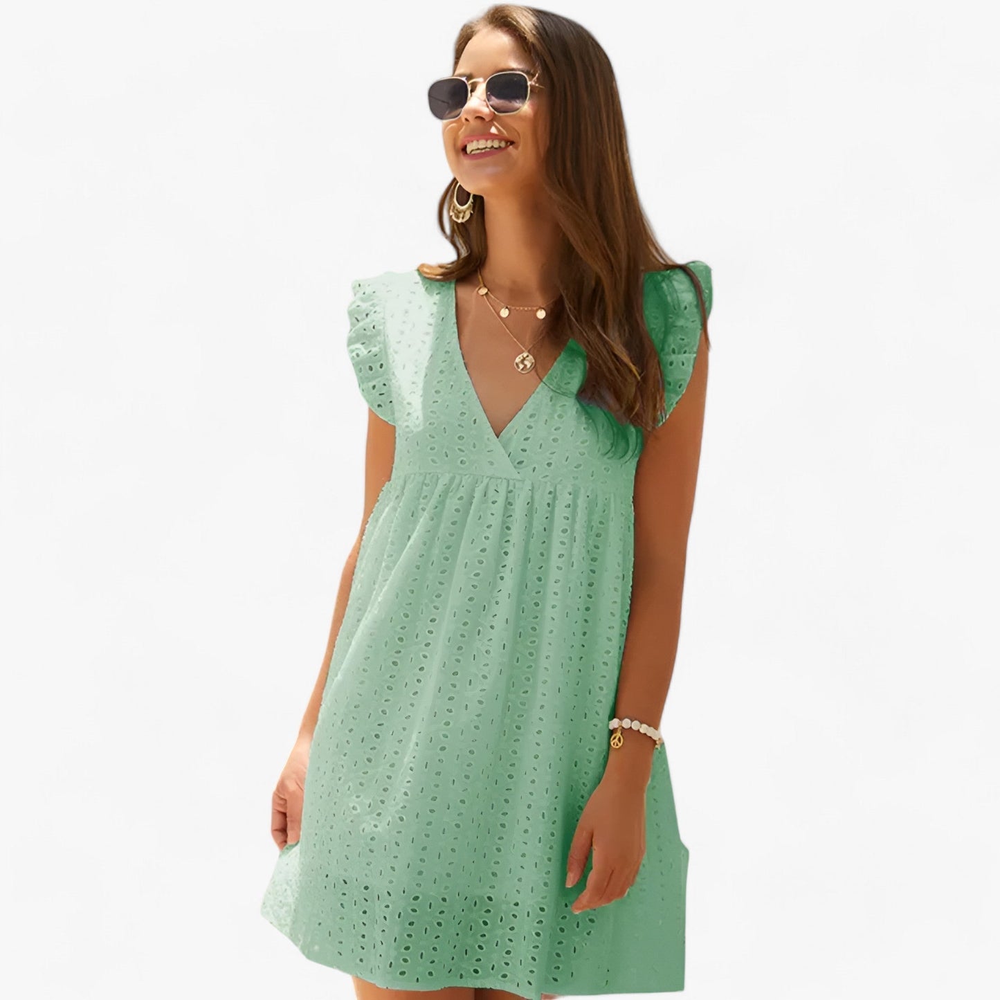 Vyssion | Women's Summer Maxi Dress – Lightweight Breathable Fabric 4
