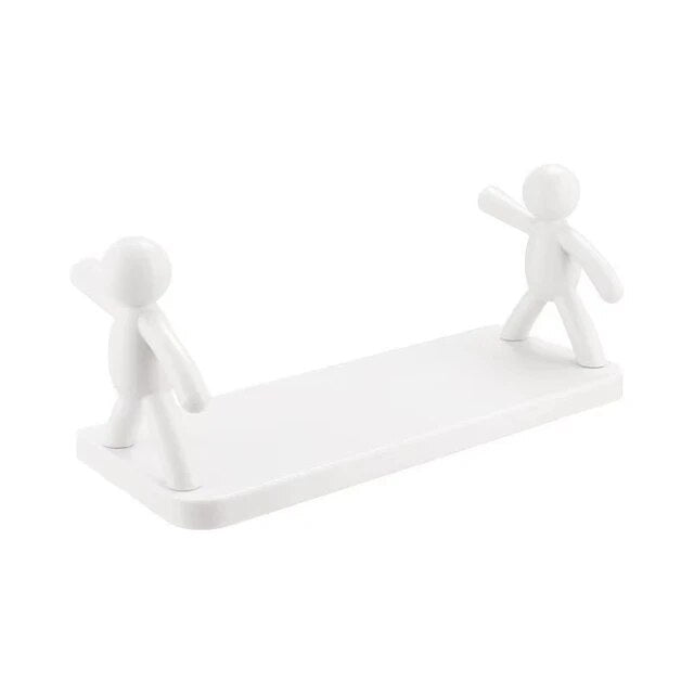 No-Drill Wall Shelf | Adhesive Mount, No Tools Needed | Modern Space-Saving Storage for Kitchen, Bathroom & Office 12