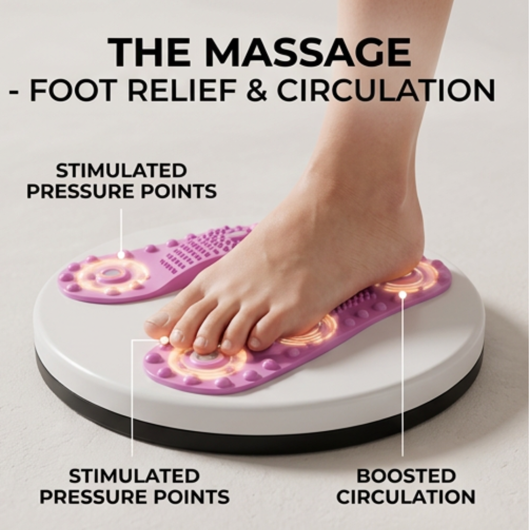 Waist-Turning Bowl | TwistOne Foot Massage & Core Trainer