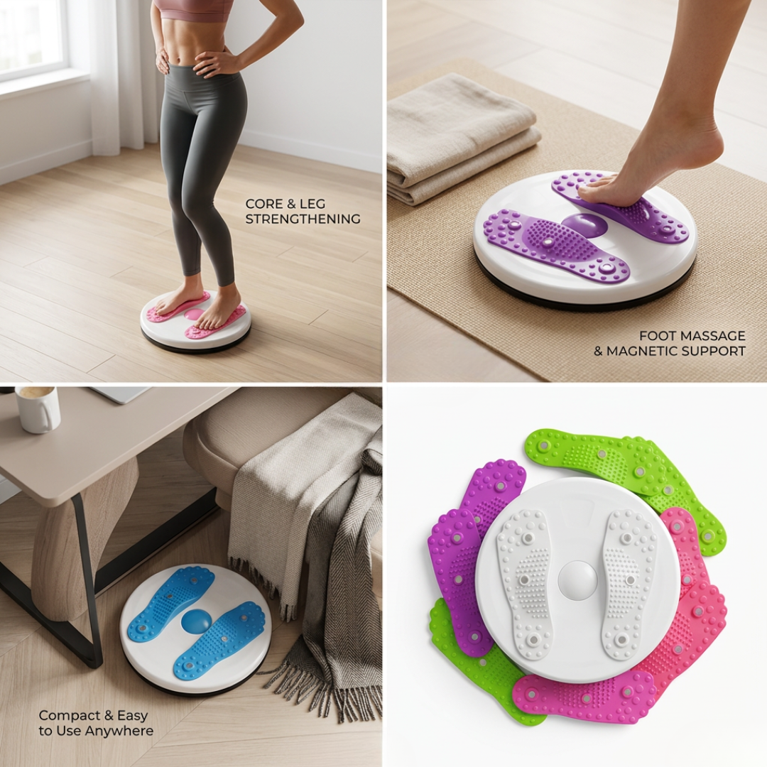 Waist-Turning Bowl | TwistOne Foot Massage & Core Trainer