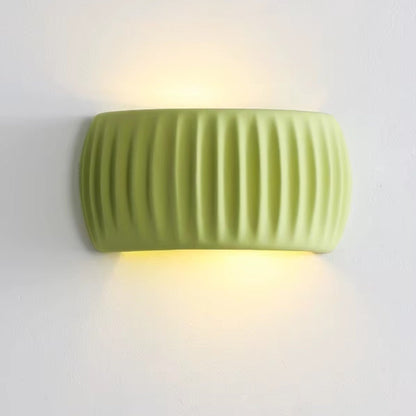 Wall Light Sconce – Sculptural Resin Shade with G9 Base and Iron Frame