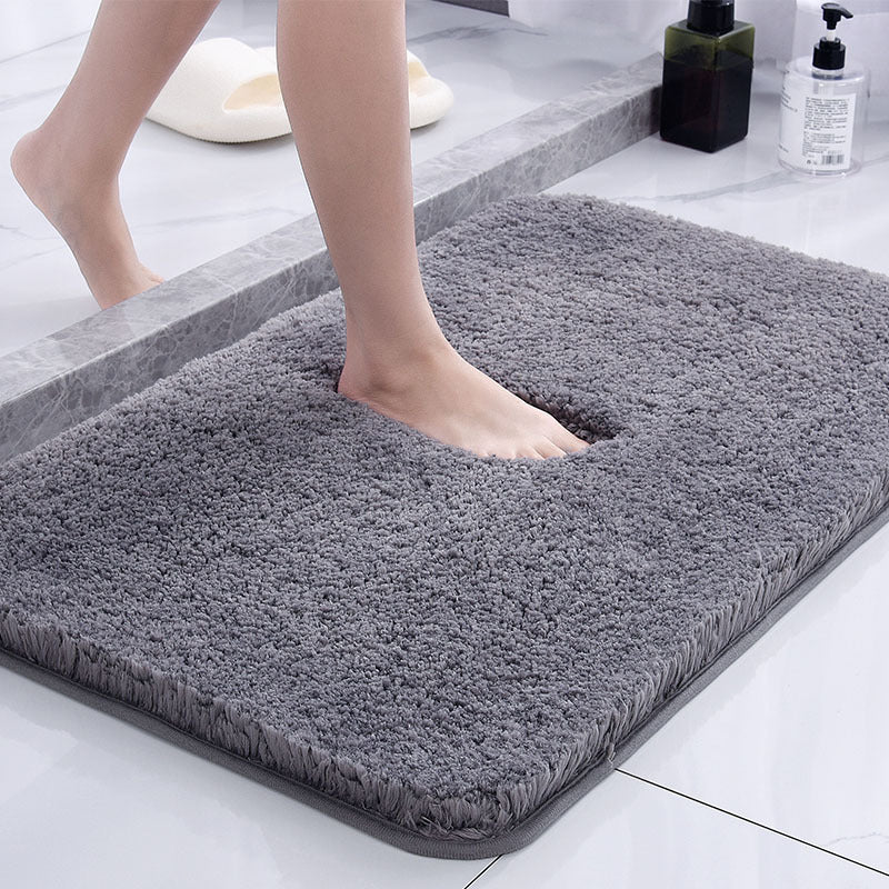 Fluffy Bath Mat Made of Polyester, Sizes 40 x 60 to 60 x 90 cm | Anti-Slip Base, 4 Colour Options | Machine Washable, Quick-Dry 2