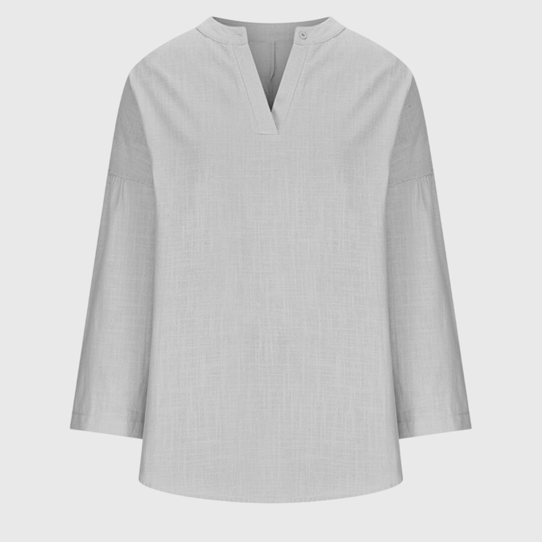 White Beach Shirt – Flowy Design, Breathable Fabric, Relaxed Fit