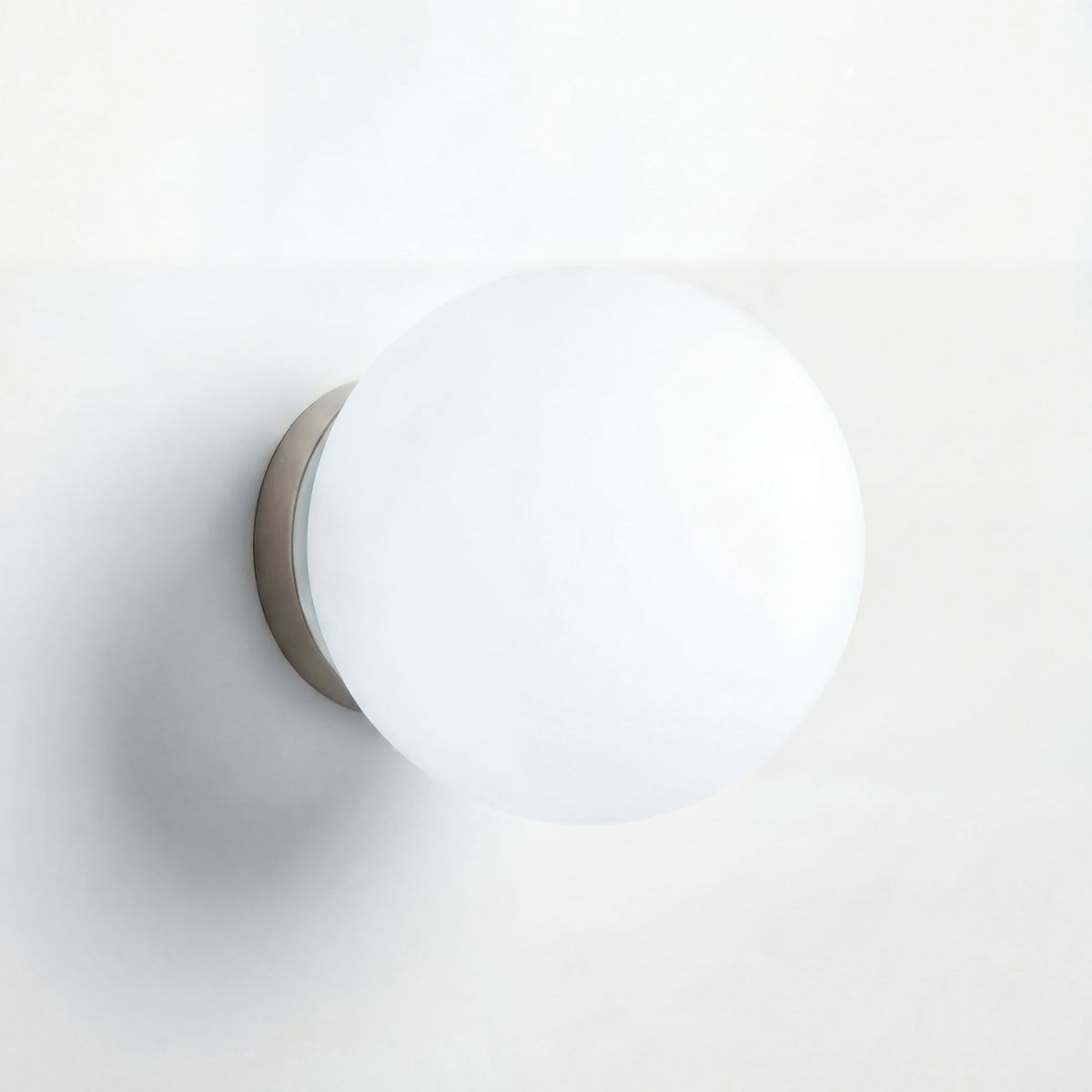 Round Frosted Glass Wall Light 12/15/20 cm | Integrated LED, 3 Colour Temperatures | Even Glow for Hallway, Bedroom & Bathroom 3