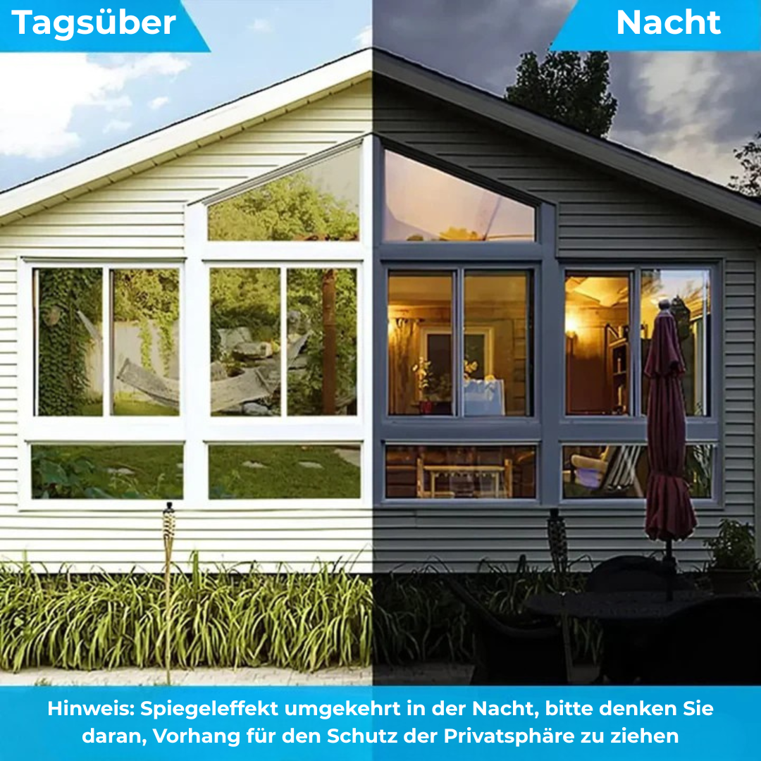 Window Insulation Film PET | Heat Reflective, Self-Adhesive & Reusable | Reduces Heat Loss & Boosts Daytime Privacy