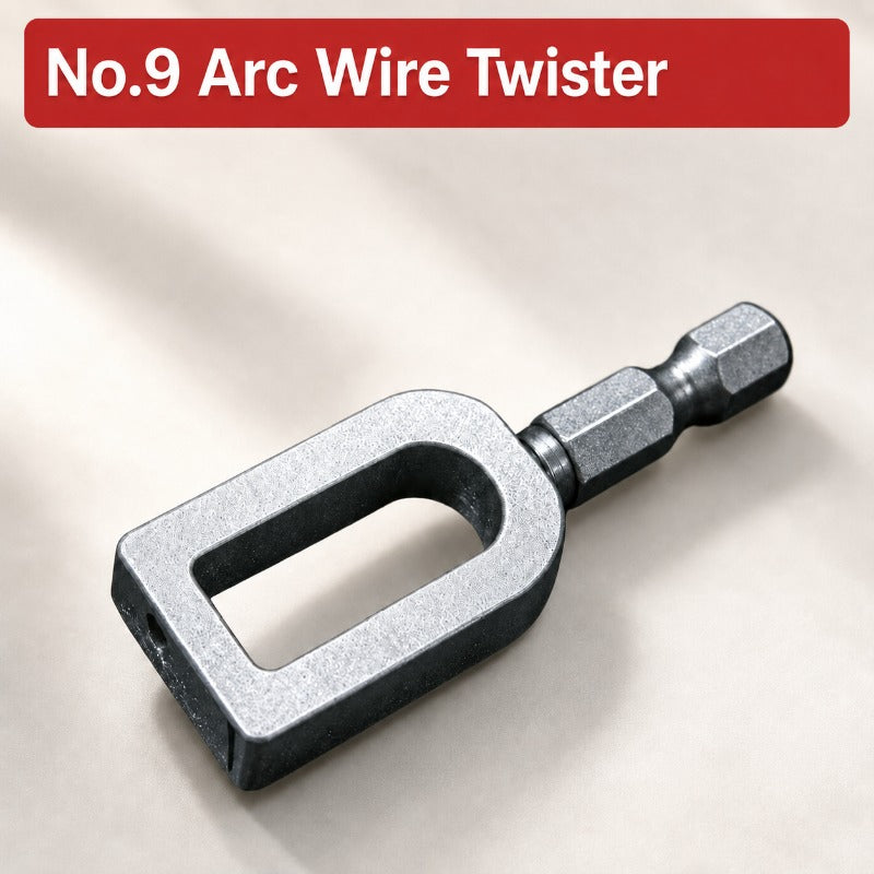 Wire Tying Drill Attachment Carbon Steel | Universal 14mm Hex Shank Fit | Fast Tight Wire Knots Every Time, No Adapters